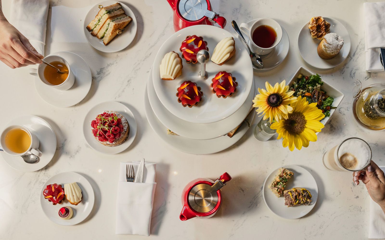 A Table Full Of Food