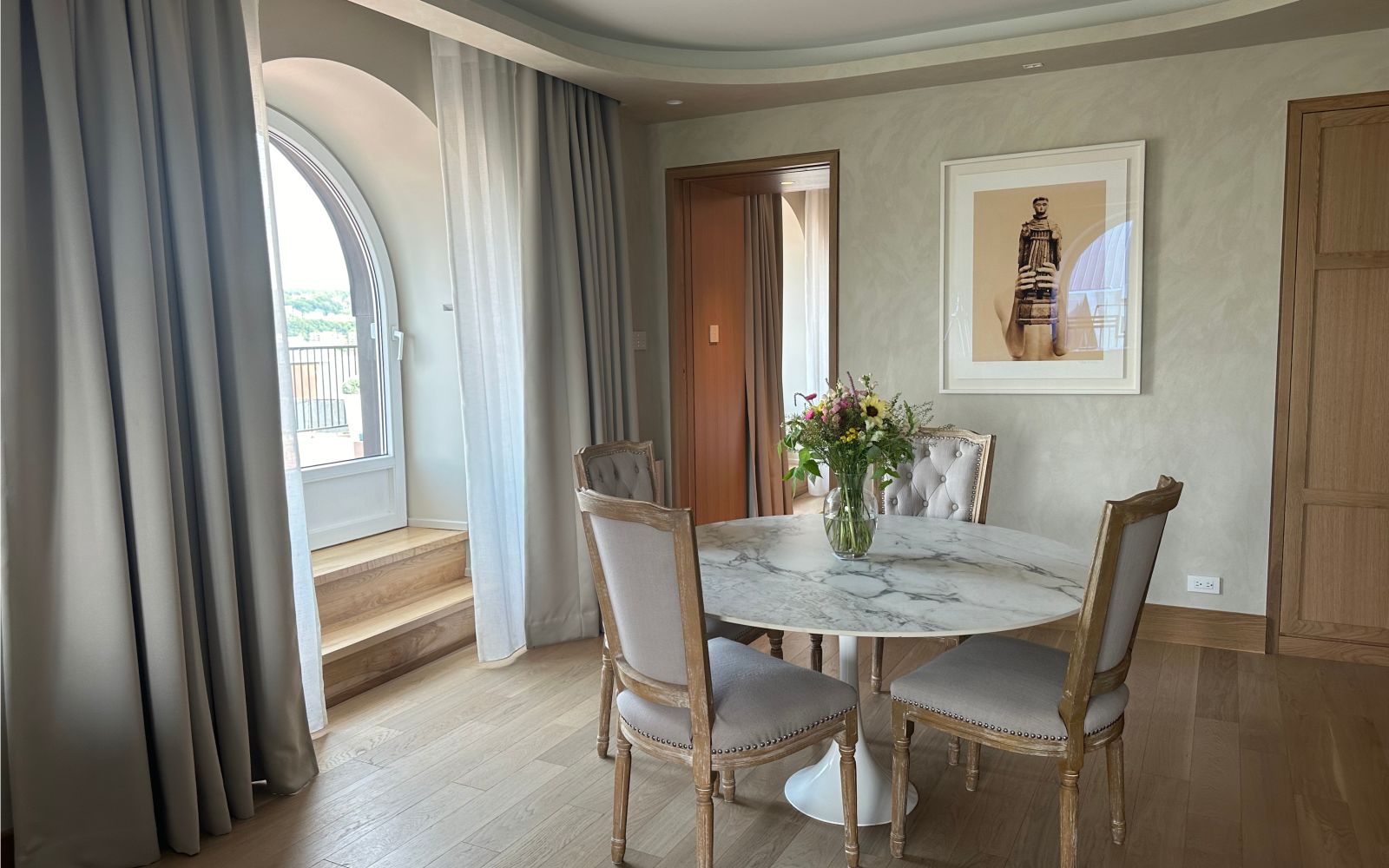 Salon suite panoramique et spa Auberge Sainte-Antoine - Relais & Chateaux