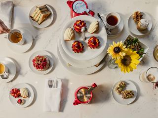 A Table Full Of Food